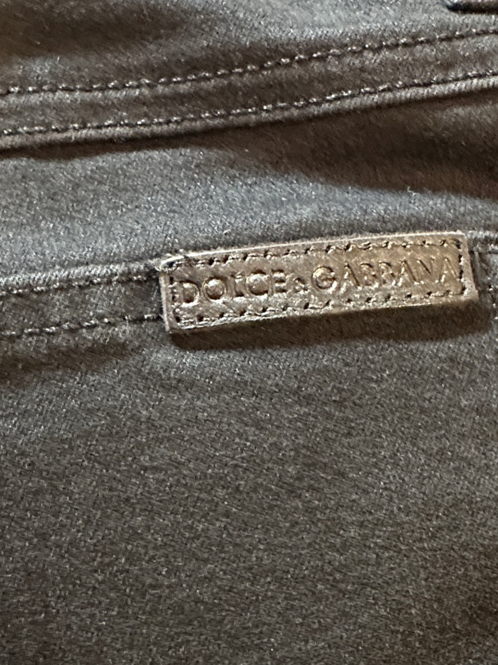 DOLCE AND GABBANA SKINNY JEANS WITH ZIPPER ON BOTTOM SIZE 38 - Picture 10 of 12